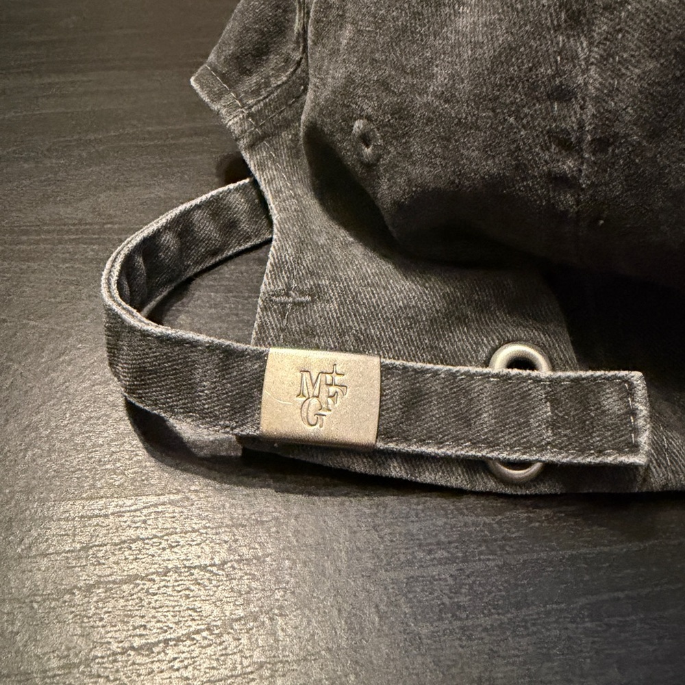MARITHÉ FRANÇOIS GIRBAUD Paris Classic Logo Overfit Cap Hat Gray One Size - Picture 2 of 4